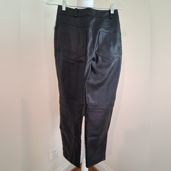 Stella McCartney Black Skin Free Skin Vegan Leather Pants Size X-Small - Picture 3 of 8
